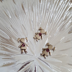 June Birthstone Little Girl Floating Charm